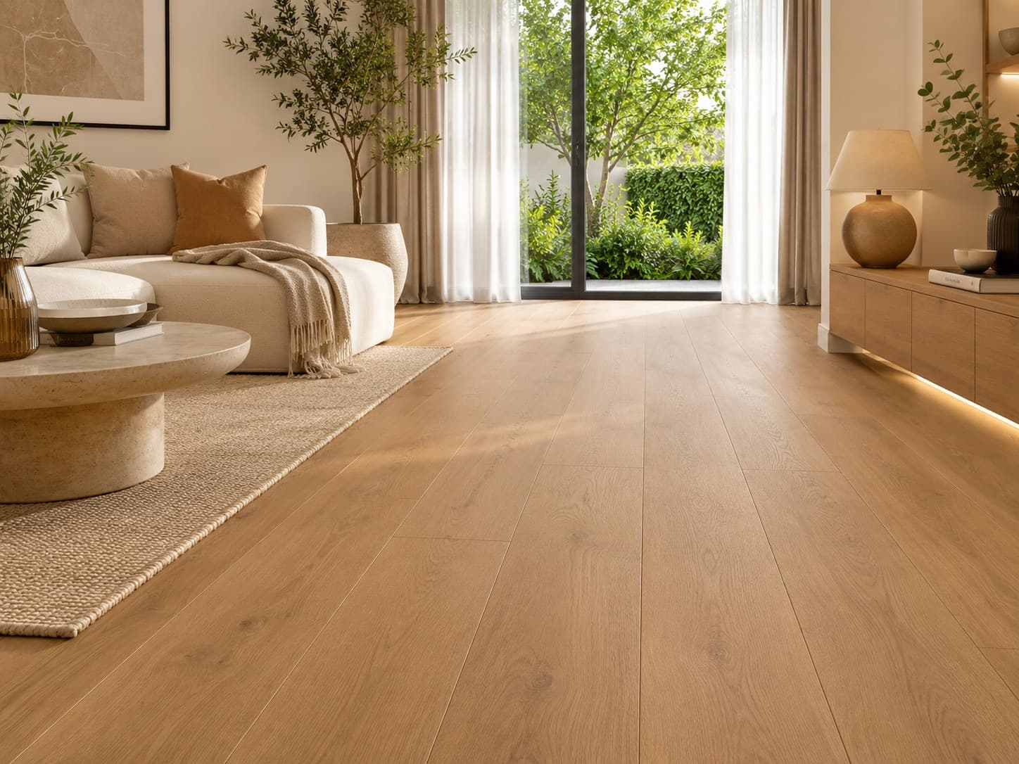 The FloorHaus — Dune LVT laid in a bright living space