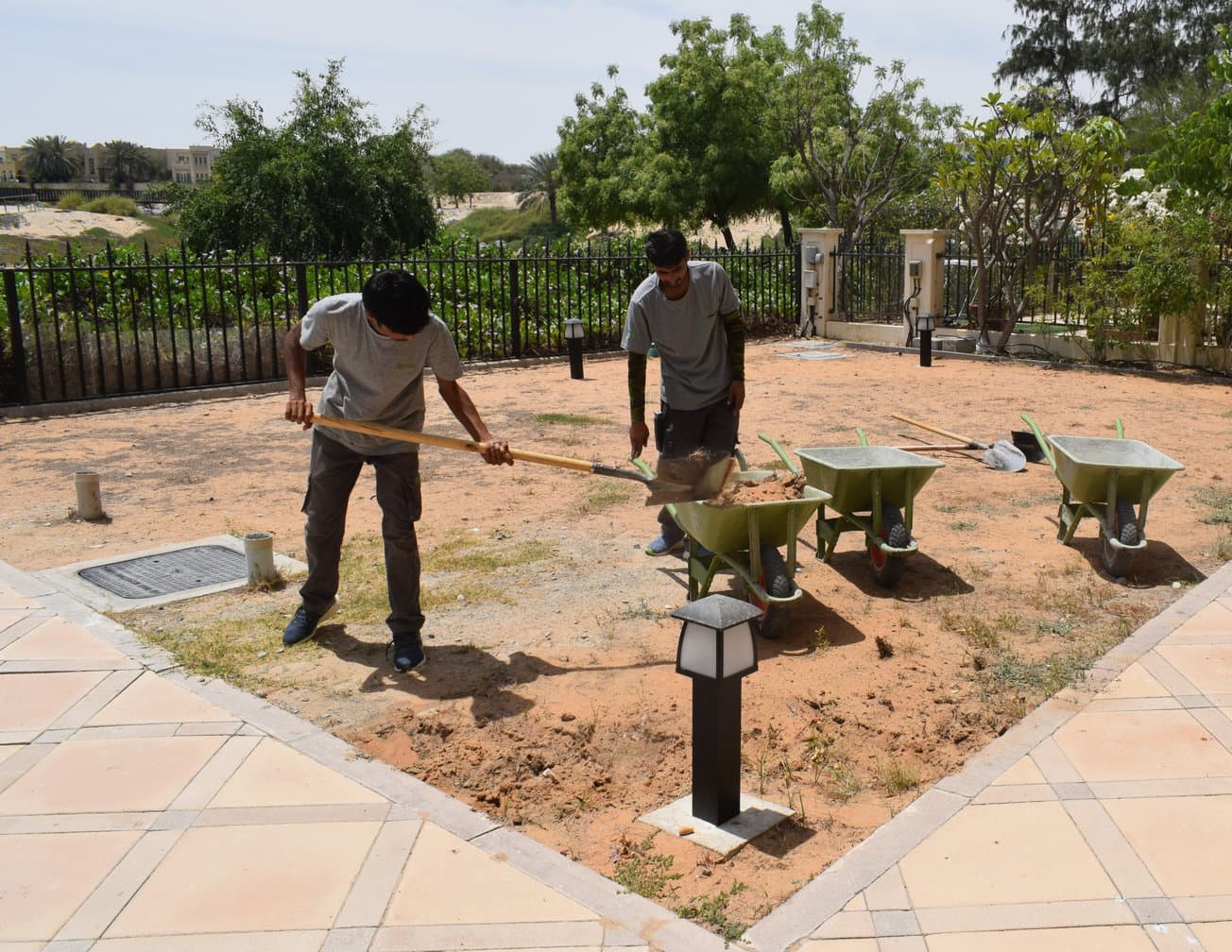 Ground excavation and disposal of waste